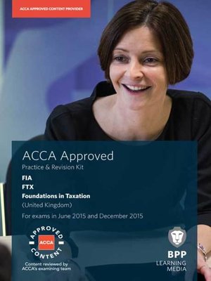 cover image of FIA Foundations in Taxation FTX FA2014